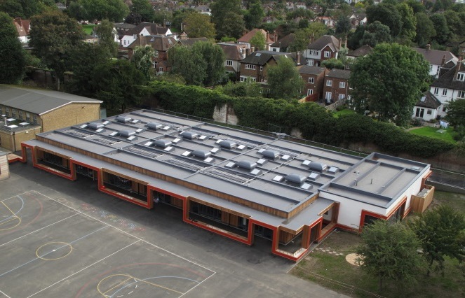 parish school prefabricated roof