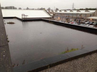 flat roof